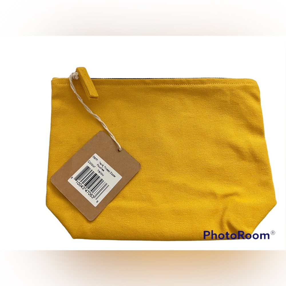 Terra Thread Eco Friendly Makeup Bag in Yellow